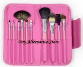 Kit 10 pincéis rosa