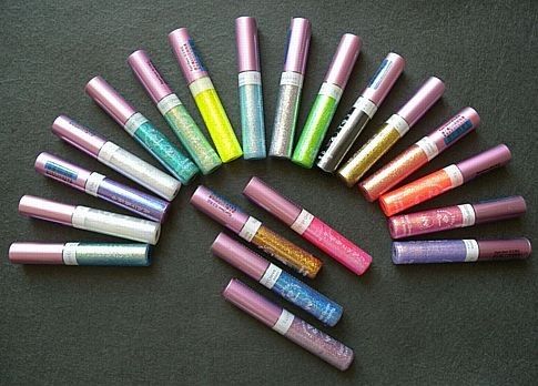 20 delineadores c/ Glitter